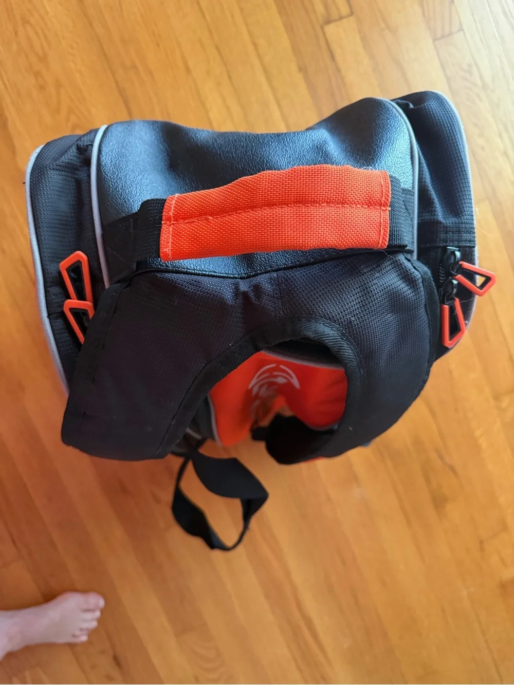 Men's Orange & Black Duffel Paddle Bag